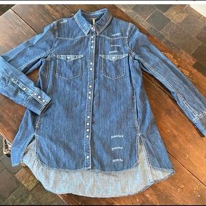 Free People Denim Tunic - Small